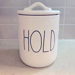 Rae Dunn Hold canister